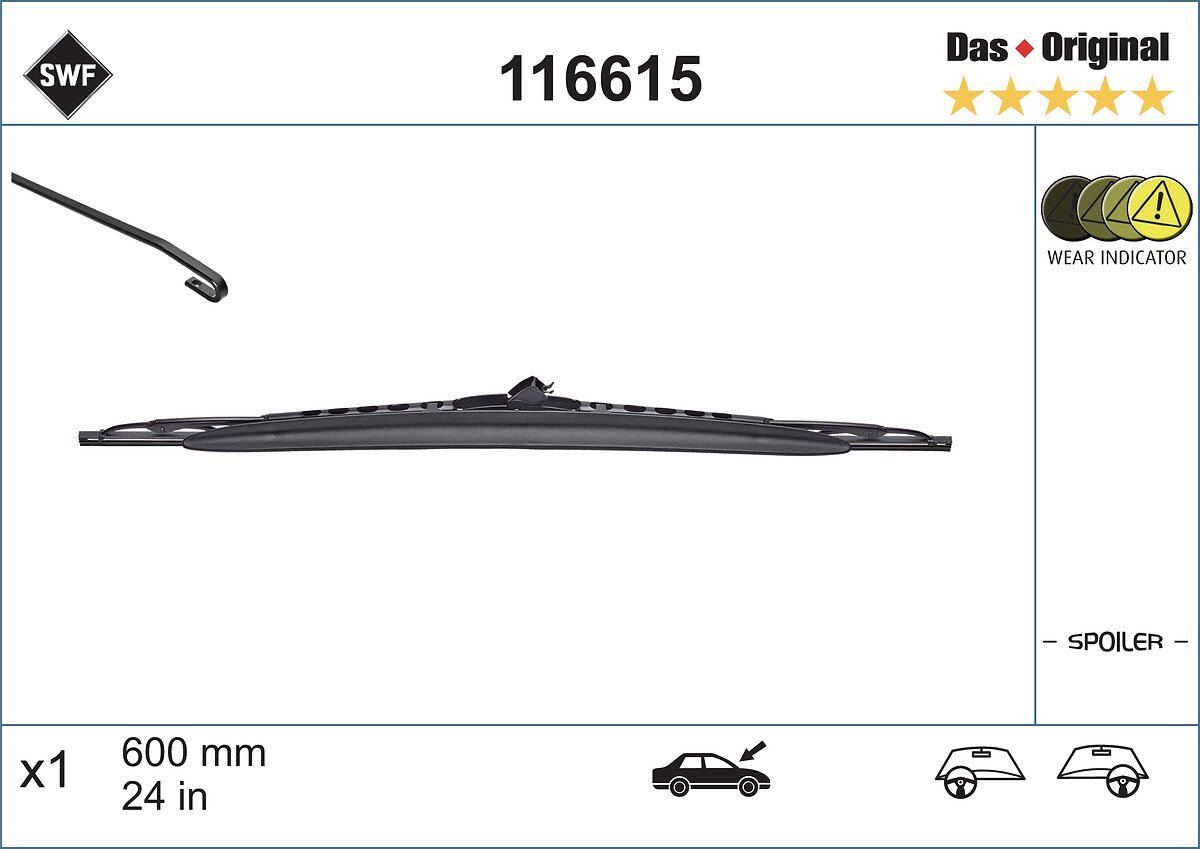 Lamela stergator SWF 116615